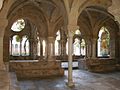 Salle du chapitre de l'abbaye Sainte-Marie de Fontfroide (Languedoc-Roussillon)