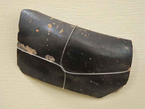 Pottery of the Northern Black Polished Ware culture (c. 500–200 BCE)