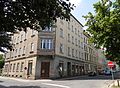 Residential house in closed development, corner house