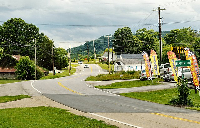 S.R. 60 in Georgetown at the Bradley-Hamilton-Meigs County line.