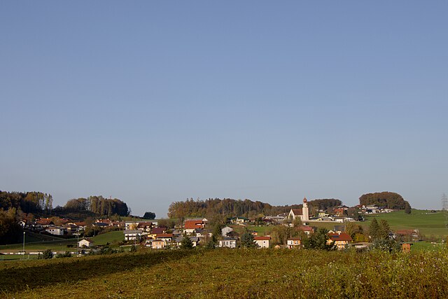 Hauptort Geretsberg von Süden