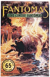 Grâce à un tonneau, Juve et Fandor échappent à l'incendie des entrepôts de Bercy (couverture du 2e volume).
