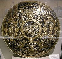 The Ghisi Shield, Waddesdon Bequest, British Museum, London Giorgio ghisi, mantova, scudo da parata, 1554, 01.JPG