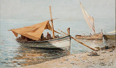 Castagneto (1850-1899) Tarde em Toulon (França), 1893