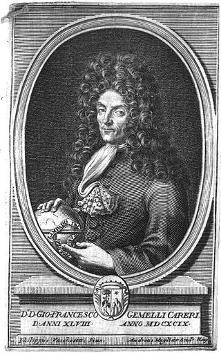 <span class="mw-page-title-main">Giovanni Francesco Gemelli Careri</span> Italian adventurer and traveler (1651–1725)