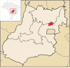 Location of Água Fria de Goiás