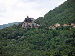 Il paese visto dal santuario