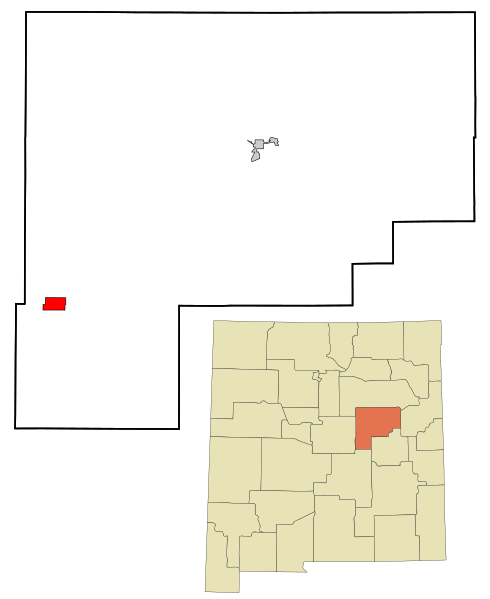 File:Guadalupe County New Mexico Incorporated and Unincorporated areas Vaughn Highlighted.svg