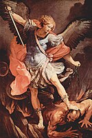 Michael and Satan, by Guido Reni, c. 1636