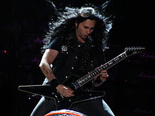 Gus G live with Ozzy Osbourne.