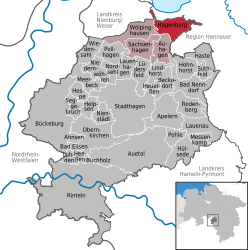 Hagenburg – Mappa