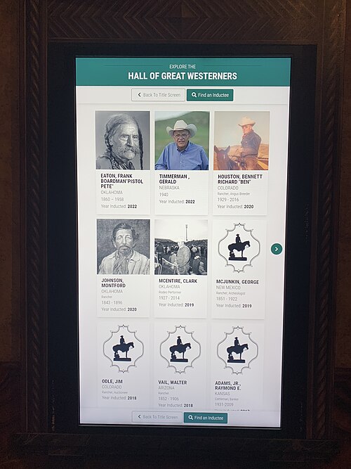 Hall of Great Westerners