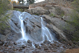 Helen Hunt Falls Waterfall in Colorado, United States