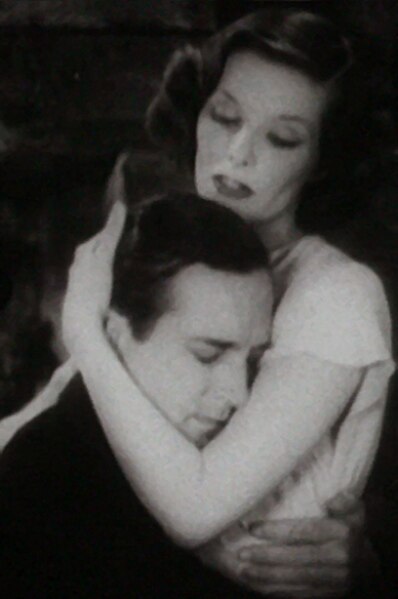 Katharine Hepburn and David Manners in A Bill of Divorcement