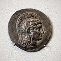 Herakleia at Latmos - 170-140 BC - silver tetradrachm - head of Athena - club and thunderbolt - Berlin MK BM 18200183