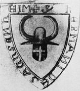 Ältestes Wappen der Sachsenheimer, 1285