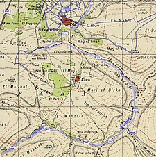 Серия исторических карт района Фара, Сафад (1940-е годы с современным наложением).jpg 