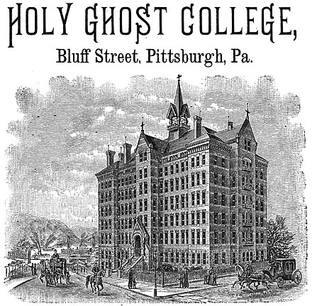 Holy Ghost College, 1888