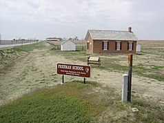 Freeman School, part of the memorial