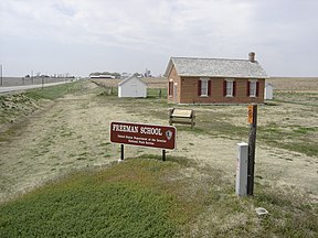 Freeman School, Teil der Gedenkstätte