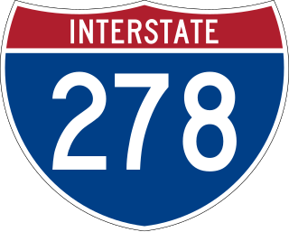 Interstate 278 Highway in New Jersey and New York