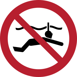 ISO No Fishing Sign