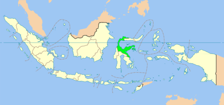 Location of Central Sulawesi