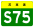 Jiangsu Expwy S75 sign no name.svg