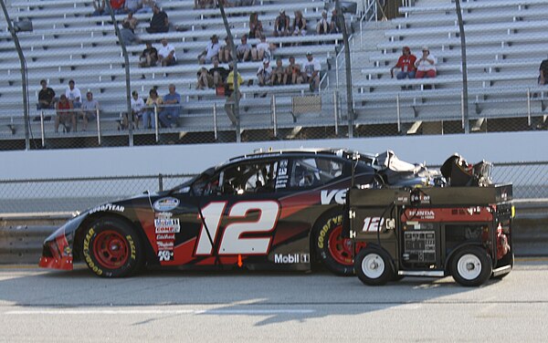 Allgaier's 2009 Nationwide car at the Milwaukee Mile
