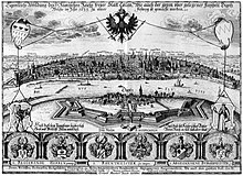 Panorama of Cologne in 1633 Koln Cologne by Hollar 1633.jpg