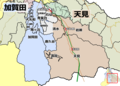 Kagawa and Amami areas 加賀田地域と天見地域