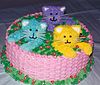 Basket of kittens cake