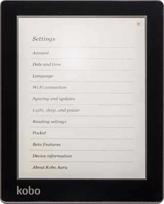 <span class="mw-page-title-main">Kobo eReader</span>