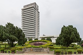 The Malaysia Parliament House (Bangunan Parlimen Malaysia), located at the end of Jalan Parlimen. Kuala Lumpur Malaysia Bangunan Parlimen Malaysia-01.jpg