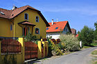 Čeština: Střední část Horní Lomnice, části obce Kunice English: Middle part of Horní Lomnice village, part of Kunice, Czech Republic