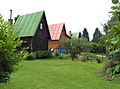 Čeština: Zahradní domky ve Vidovicích, části obce Kunice English: Garden houses in Vidovice, part of Kunice municipality, Czech Republic