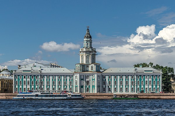 Original headquarters of the Imperial Academy of Sciences – the Kunstkamera in Saint Petersburg