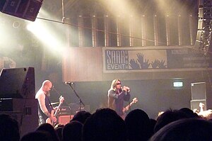 Kapela vystupující jako Kyuss Lives! v roce 2011