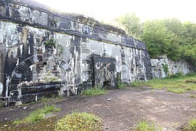 Der Eingang zum Fort Moulainville.