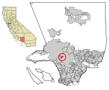 LA County Incorporated Areas Batı Hollywood vurgulandı.svg