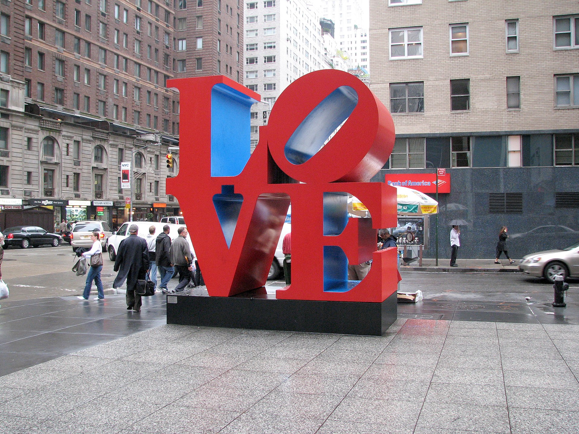 ロバートインディアナ Robert indiana LOVEのラグマット-