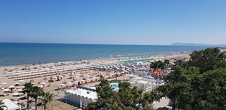 La costa di Riccione