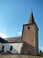 La tour de l'eglise de Lannen Grand-Duche de Luxembourg.JPG