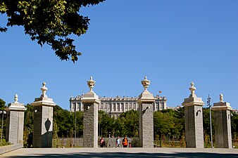 Puerta del Río (gate), by Juan de Villanueva (first plan in the 19th-century).