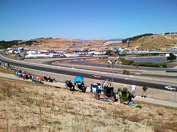 Laguna Seca Raceway from between Turns 1 and 2