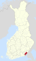 拉彭蘭塔（Lappeenranta）的地圖