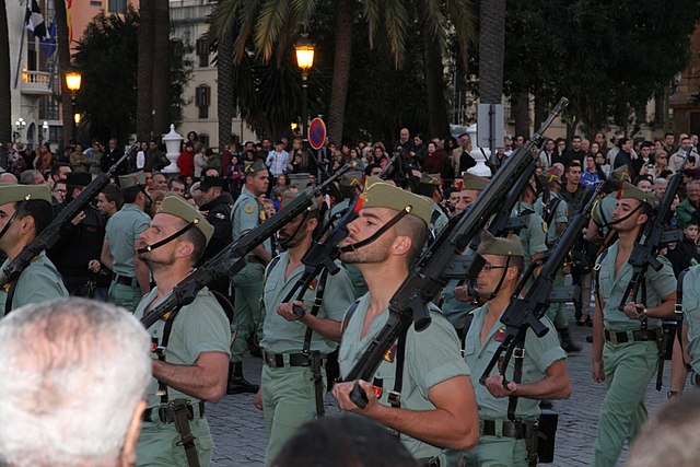In many Christian countries, religious processions during the season of Lent are often accompanied by a military escort both for security and parade. 
