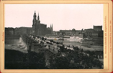 Dresden-Altstadt mit Augustusbrücke