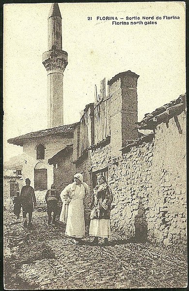 Florina, view from northern entrance (1916–1918)