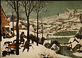 Lovci ve sněhu Pieter Brueghel starší.jpg